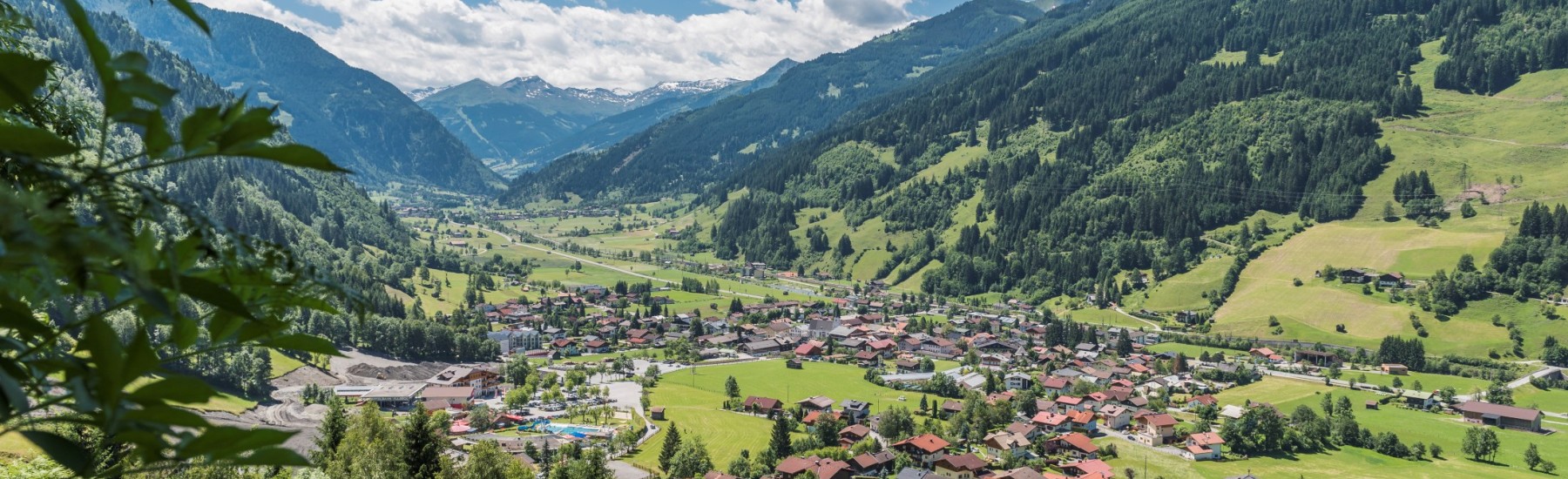 Panorama zomer gasteinertal
