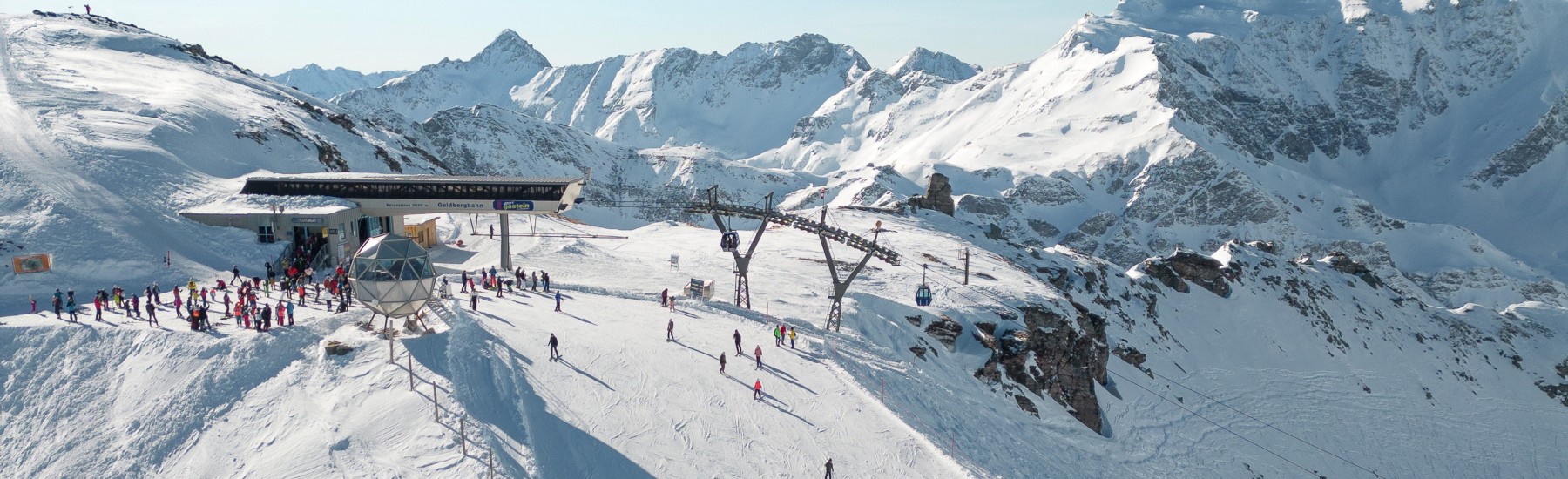 bergstation skigebied Gastein